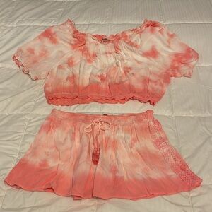 2-Piece 2X Tye-Dye Summer Set, NWT